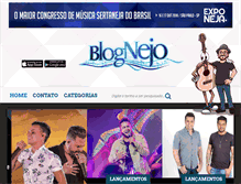 Tablet Screenshot of blognejo.com.br